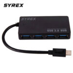 هاب 4 پورت USB3 سایرکس SYREX مدل SX-4CU
