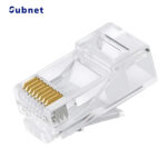 سوکت شبکه Cat6 UTP میانگذر Pass-Through یوبی نت بسته 100 عددی